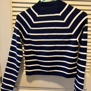 Polo by Ralph Lauren Navy and White Striped Sweater